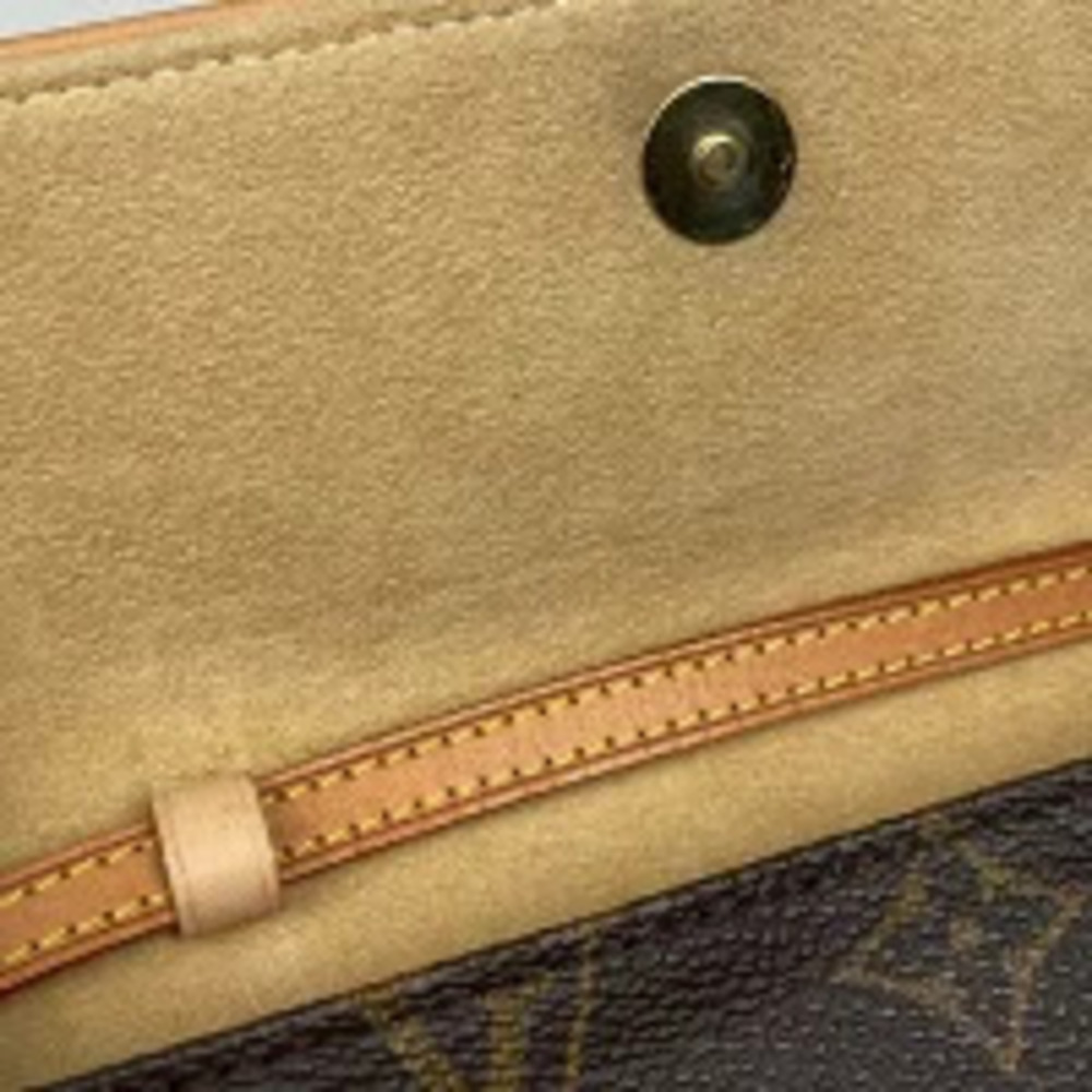 Louis Vuitton Monogram Clutch Bag Brown Twin Shoulder Pochette - Picture 6 of 7